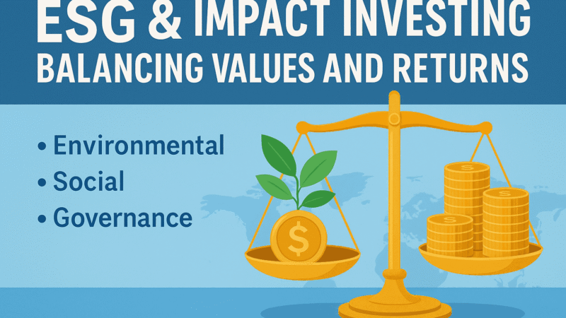 ESG & Impact Investing: Align Your Values and Wealth in 2025